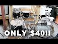 I bought a drum set for $40!