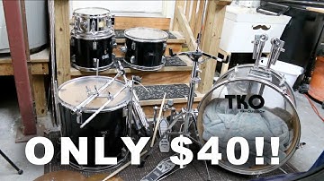I bought a drum set for $40!