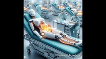 Thumbnail of Future of AI: Robot Giving Birth in Hospital! 🏥🚨🤖👶  #robotics #automation #performance #humanoid