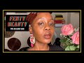 Fenty beauty mattemoiselle plush lipstick pms unboxingreview on my dark skin  mikara reid