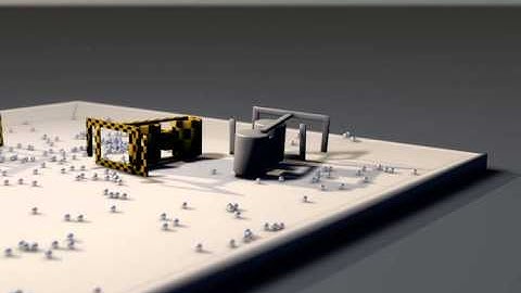 Maxon Cinema 4D R13 - Dynamics: Connectors/Motors Test -  "Walker Robot" Wars!