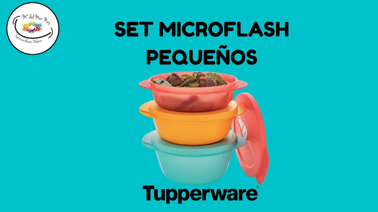 Set Microflash pequeños Tupperware 