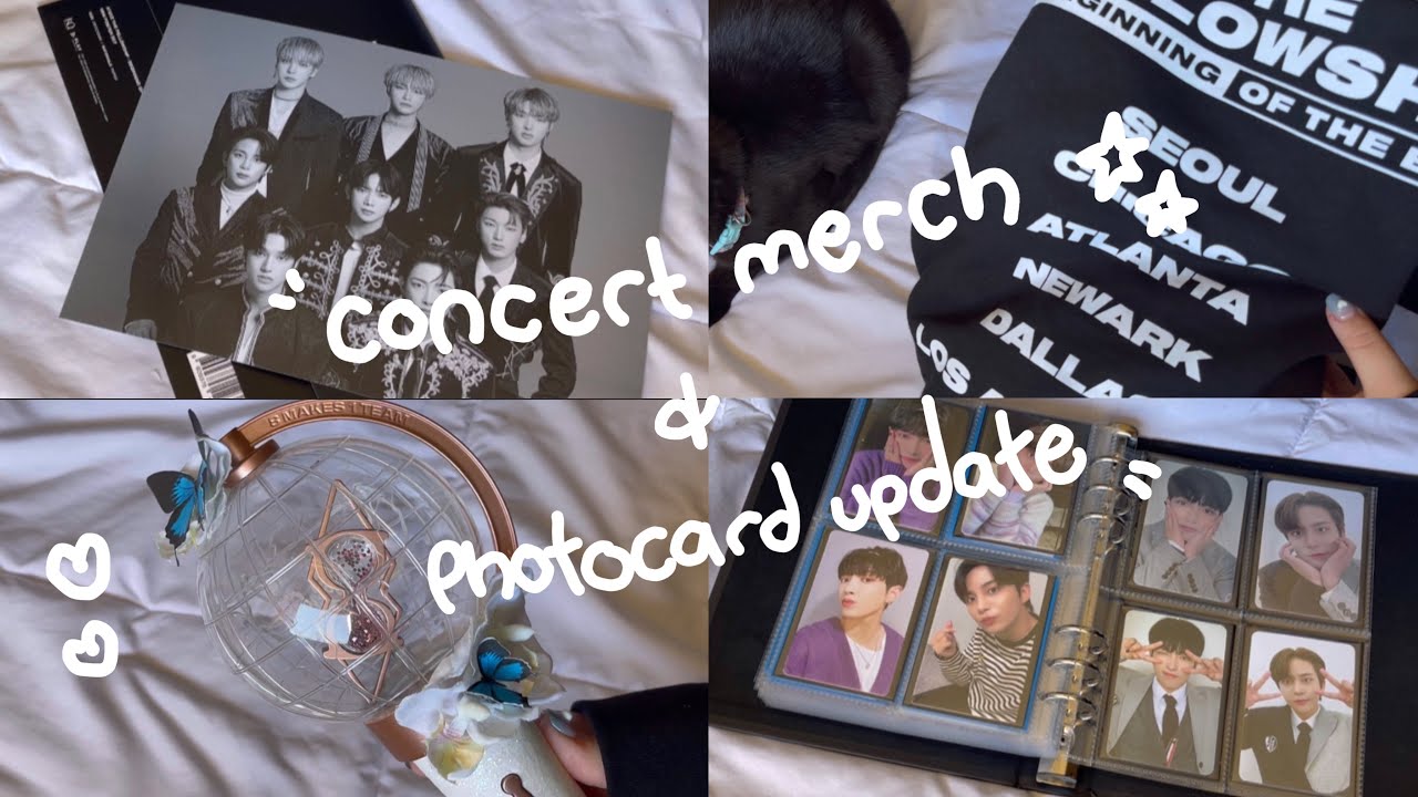 ateez tour merch haul + photocard collection update