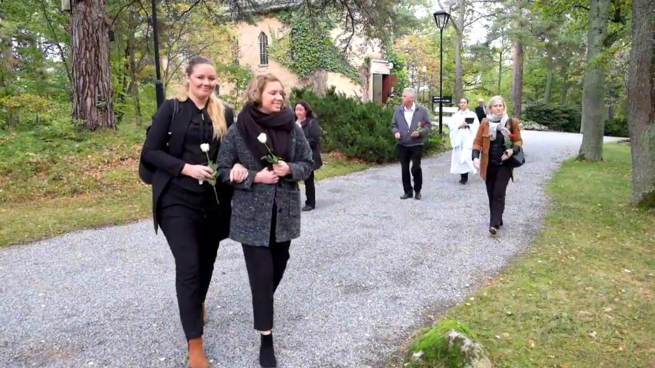 Erik Melins begravning 5 oktober 2017. Del 8. YouTube