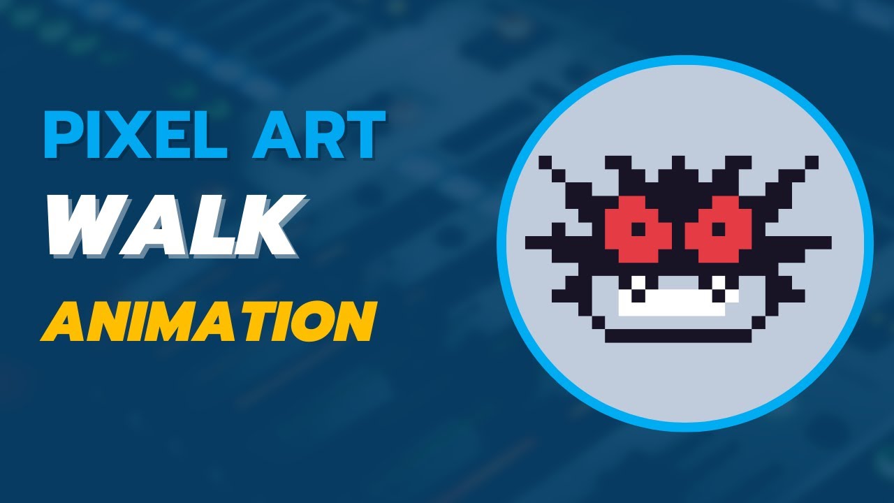 Pixel Art Animation - Enemy Walk Animation - Free Assets - YouTube