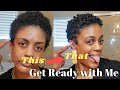 Natural Hair TWA Wash & Go | How I Style My TWA | Type 3c/4a Curls