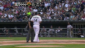 HOU@CWS: Konerko scores on Flowers