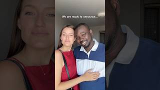 Our announcement 📣 #marriage #couple #internationalrelations #internationalcouple #love #dating