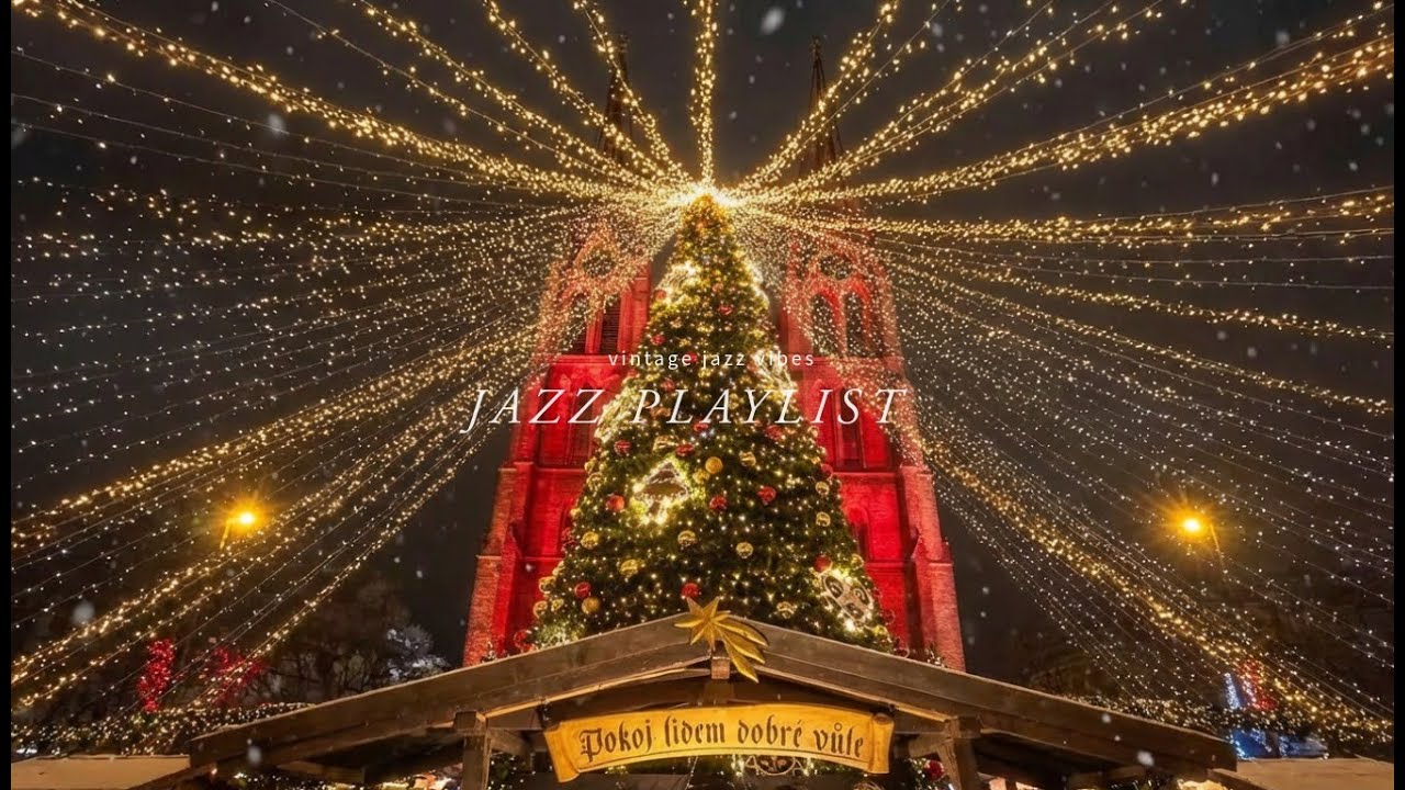 [playlist] С Рождеством! 🎄 Снежная улица, винтажный джаз под ёлкой