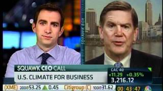 Famous Portman Talks Tax Reform and Job Creation on CNBC's Squawk Box with Eaton CEO Sandy Cutler Profile