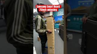 Unboxing 75inch Interactive flat panel | Samsung Digital smart Board #digitalboardshop