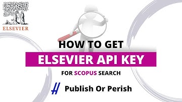 ░▒▓ How to get Elsevier API Key for SCOPUS Search ░▒▓ Publish or Perish - Harzing.com ░▒▓