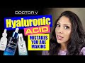 Doctor V - Hyaluronic Acid, Mistakes You Are Making | Skin Of Colour | Brown Or Black Skin