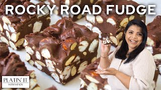 Easy HOMEMADE Rocky Road Fudge | Check Out June's Journey!