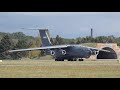 Iljušin IL 76MD Uz AIR FORCE Pardubice 08 10 2020 přejezd na start a odlet