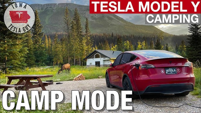 Sleeping in a 2022 Tesla Model Y 