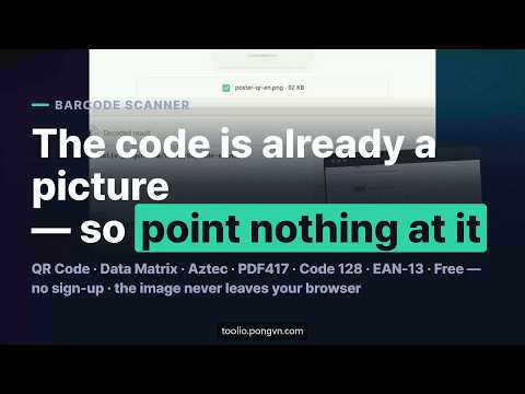 QR code scanner online — read QR and barcodes from any image