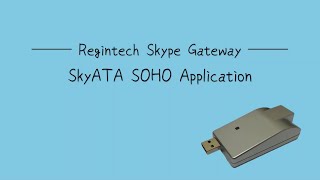 Regintech Skype Gateway SkyATA SOHO application screenshot 1