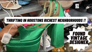 Thrifting In Houston s richest neighborhoods clothing haul 3 stores - 1 day