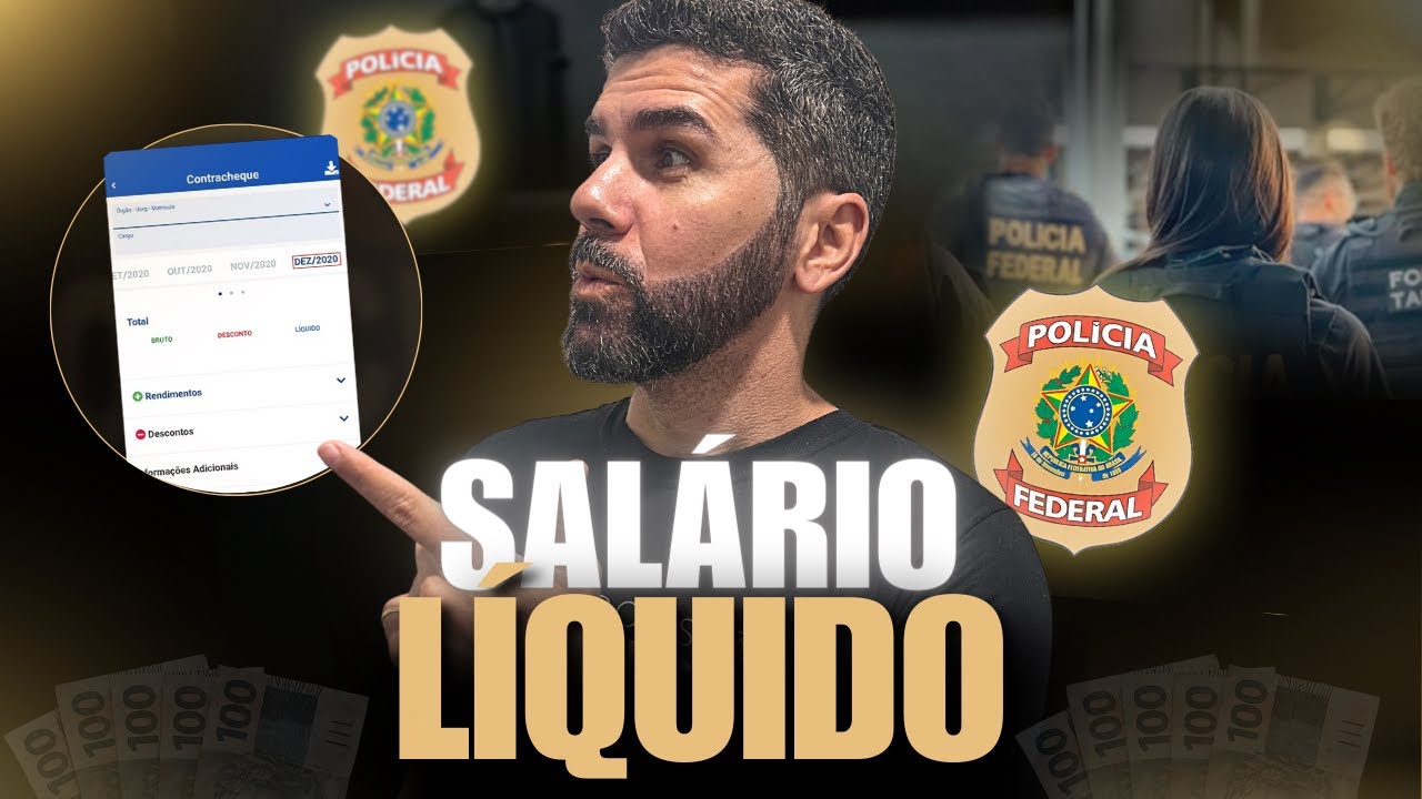 QUAL É O SALÁRIO LÍQUIDO DA PF [ATUALIZADO 2025]! - YouTube