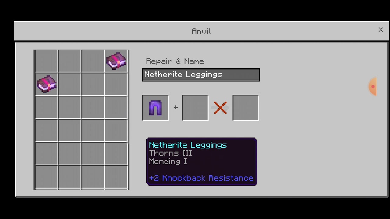 Netherite leggins best enchants YouTube