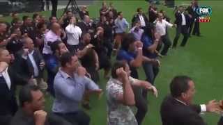 Jonah Lomu's former teammates and Fans perform emotional final haka Full