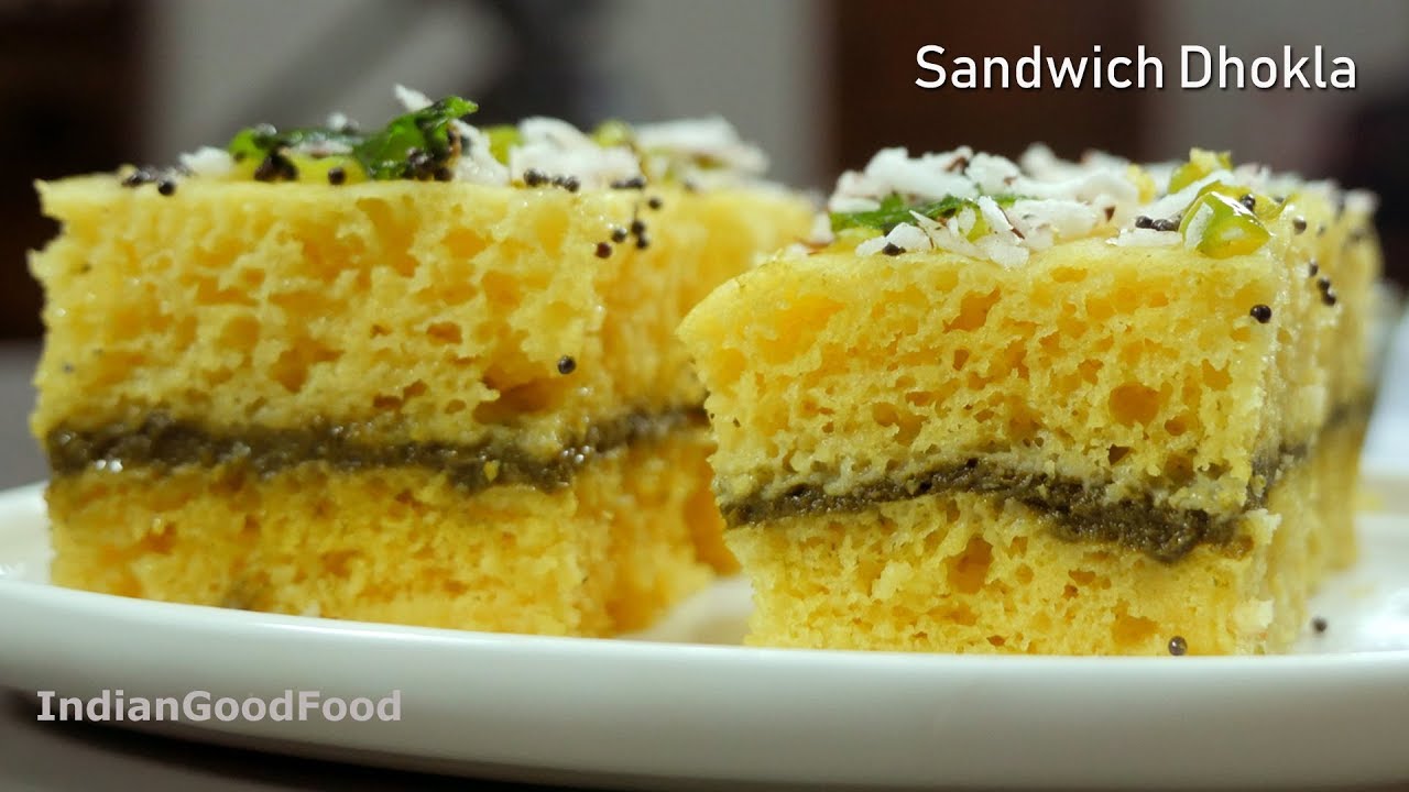 Soft and Spongy Dhokla Instant Dhokla Recipe Steamed Sandwich