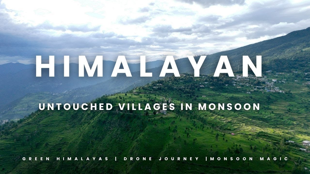 My Himalayan Village in Monsoon | Remote Villages - Trekking Routes - Green Valleys of Uttarakhand