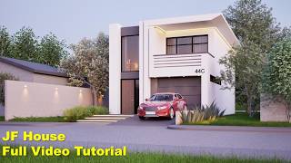 JF House | Full Video Tutorial | Revit Architecture | Twinmotion