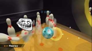 Wii Sports Bowling - Perfect Game FAIL!