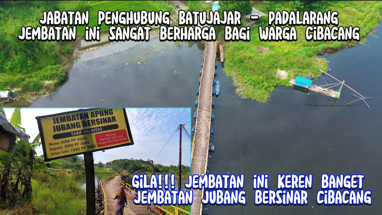 Masya allah !!! warga rela bangun jembatan apung tanpa biaya dari pemerintah 