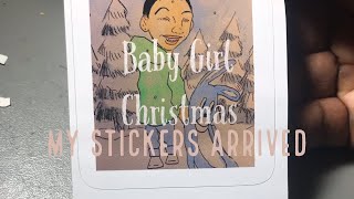 My order of Teepublic Stickers #mommy #pregnantwomen #mommyvlogger