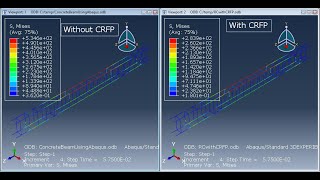 Modeling of RC (reinforced concrete ) beams using ABAQUS  reinforced with CFRP Full tutorial.