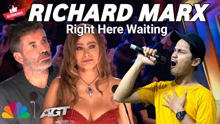 Making the Jury Cry this Man Sings the Song Right Here Waiting - Richard Marx at the AGT Auditions