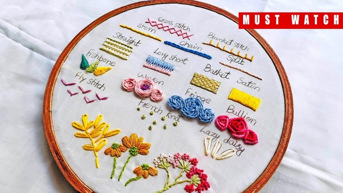 25 beautiful ways to stitch EMBROIDERY FLOWERS - SewGuide