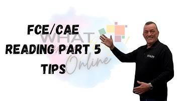 FCE/CAE Reading Part 5 Tips