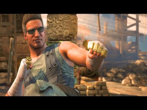 Mortal Kombat X -  *NEW* JOHNNY CAGE COMMANDO SKIN GAMEPLAY!