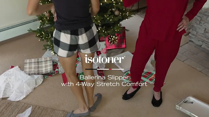 Isotoner Holiday Womens Gifts: Twinning With Mom with Isotoner Ballerina Slippers