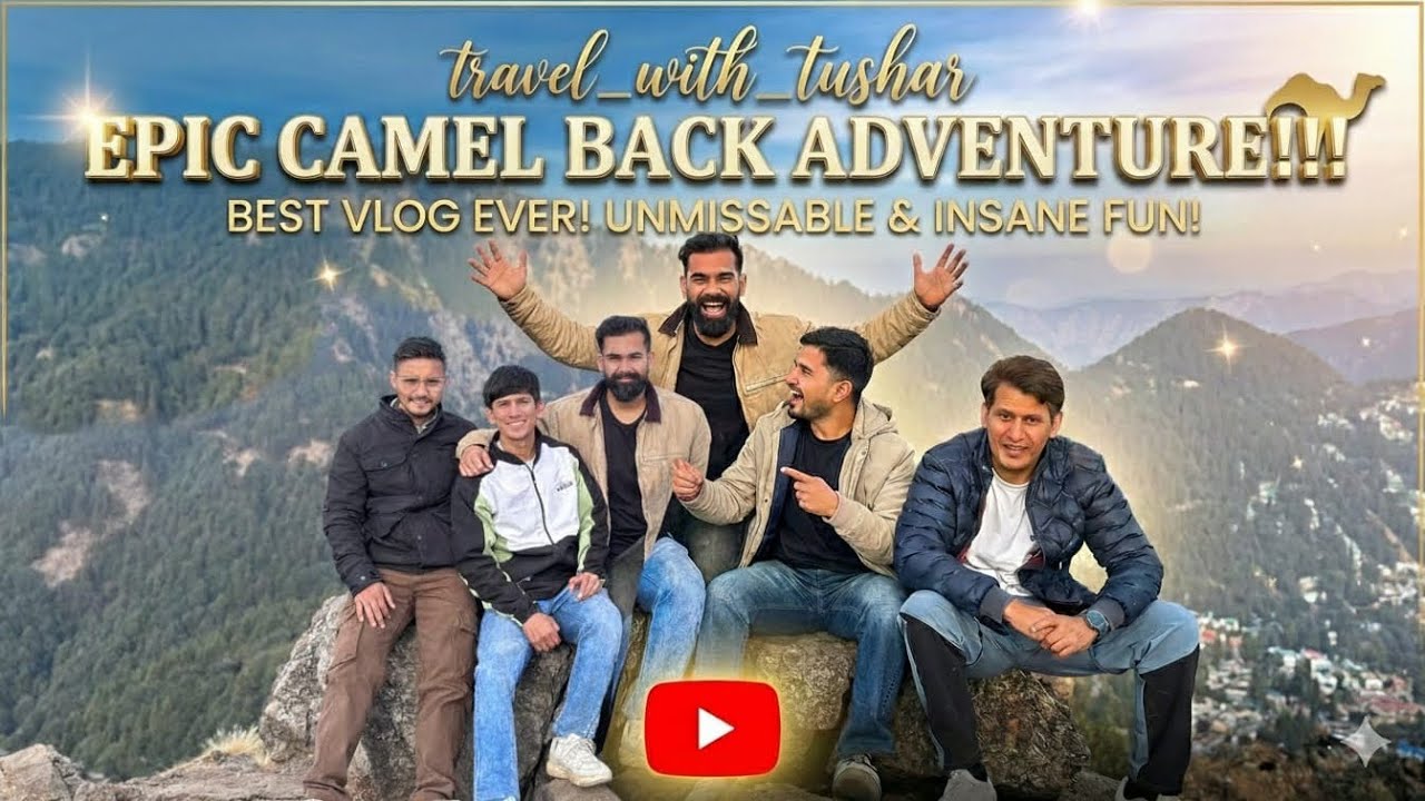 Camel's back trek gone wrong 😭🤣 | Nainital Vlog with friends | #vlog 