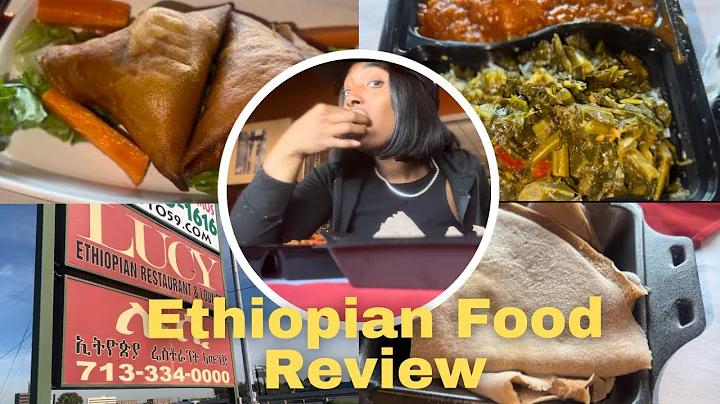 Trying Ethiopian Food For The First Time! Lucy Houston! (My Experience)