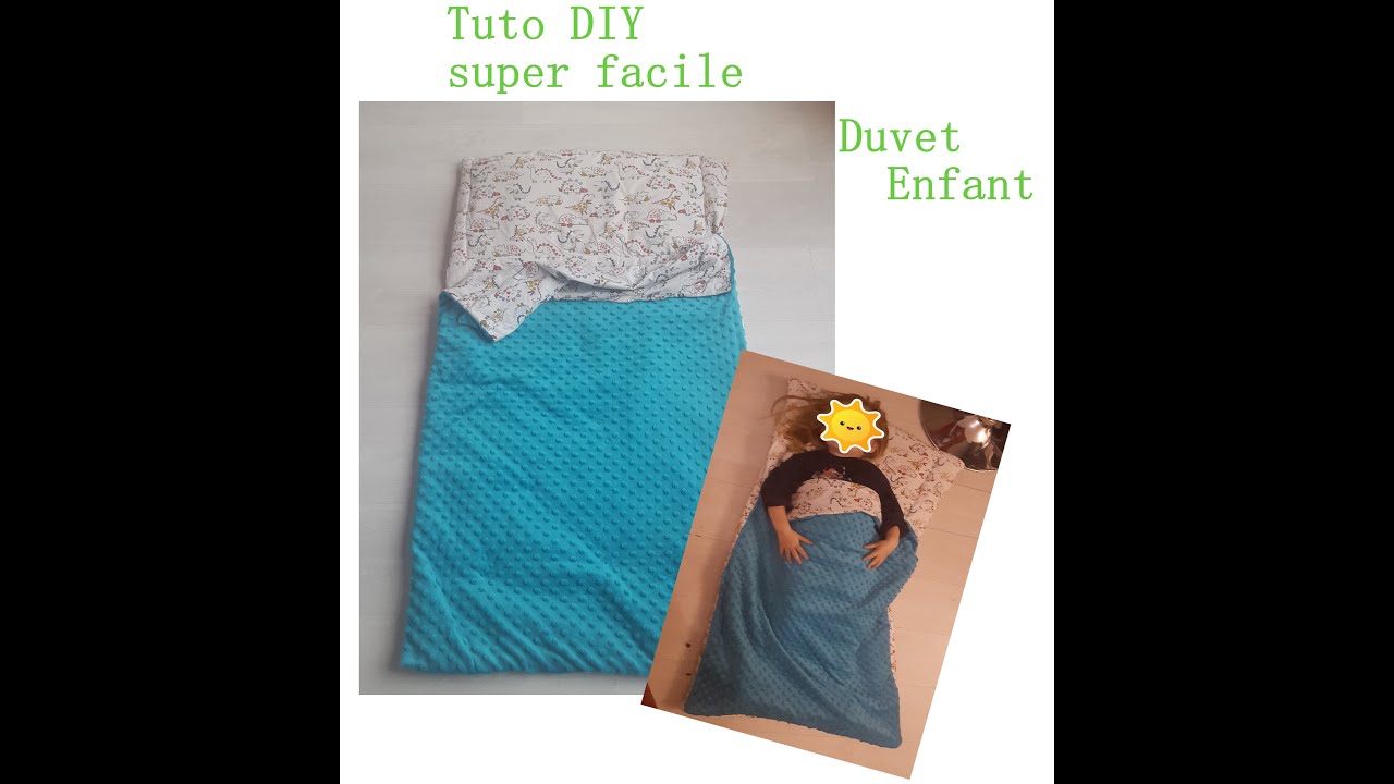 Tuto couture facile Duvet maternelle DIY 