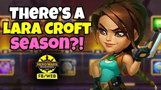Lara Croft Battle Pass?! | Hero Wars Dominion Era Resimi