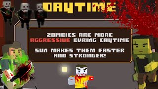 How to make daylight in Multiplayer Blockapolypse Zombie Shooter | Android/Ios Update Gameplay screenshot 2