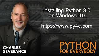 Python for everybody: Installing python For Windows