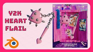 Y2K Heart Shaped Flail Blender Tutorial