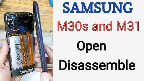 Samsung M30s/M31 Open / Back Cover Remove