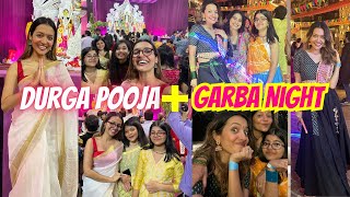Durga Pujo celebration + Garba Dance Night ❤️🎊🎊🤩 | Power of Hyaluronic Acid❤️| Yashasvi Rajpoot |