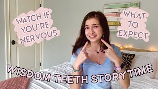 MY WISDOM TEETH SURGERY STORYTIME // what to expect (watch if you