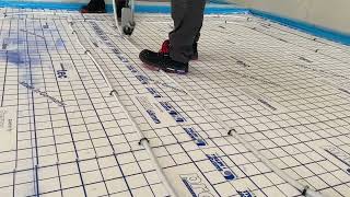 Fußbodenheizung Selbst Verlegen Im Tackersystem