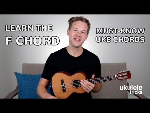 How To Play An F Major Chord On Ukulele Youtube